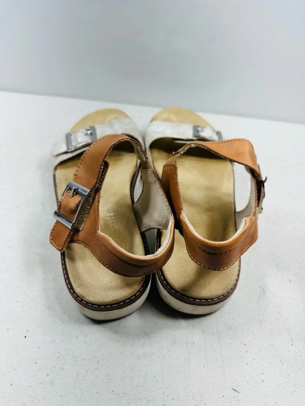 REMONTE BY RIEKER WOMEN'S ANKLE STRAP WEDGE HEEL SANDALS, SIZE EU 36